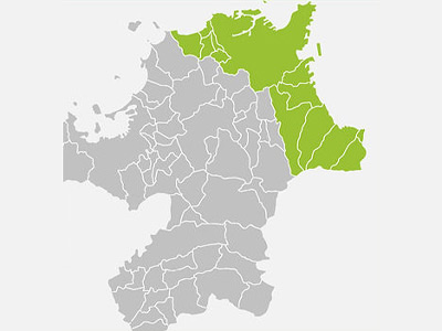 一般廃棄物・産業廃棄物収集運搬の対応エリア